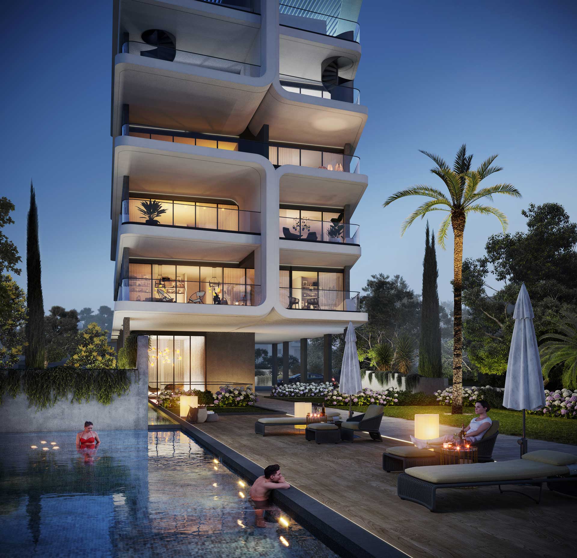 Meters from the beach