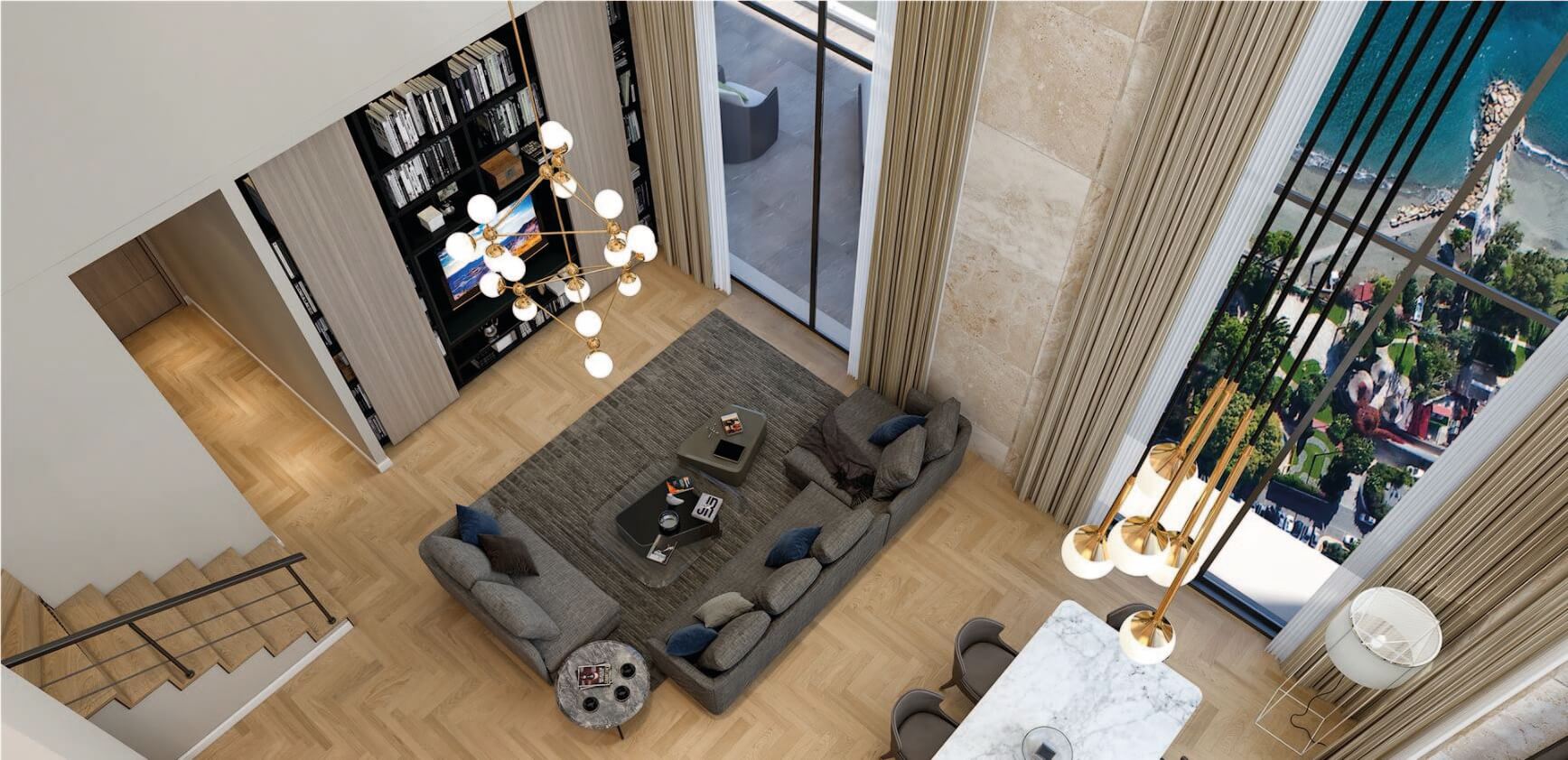 4 Bedrooms Penthouse in 62 Amathous ave