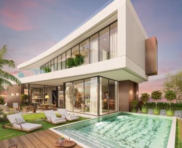 Luxury villas on beach