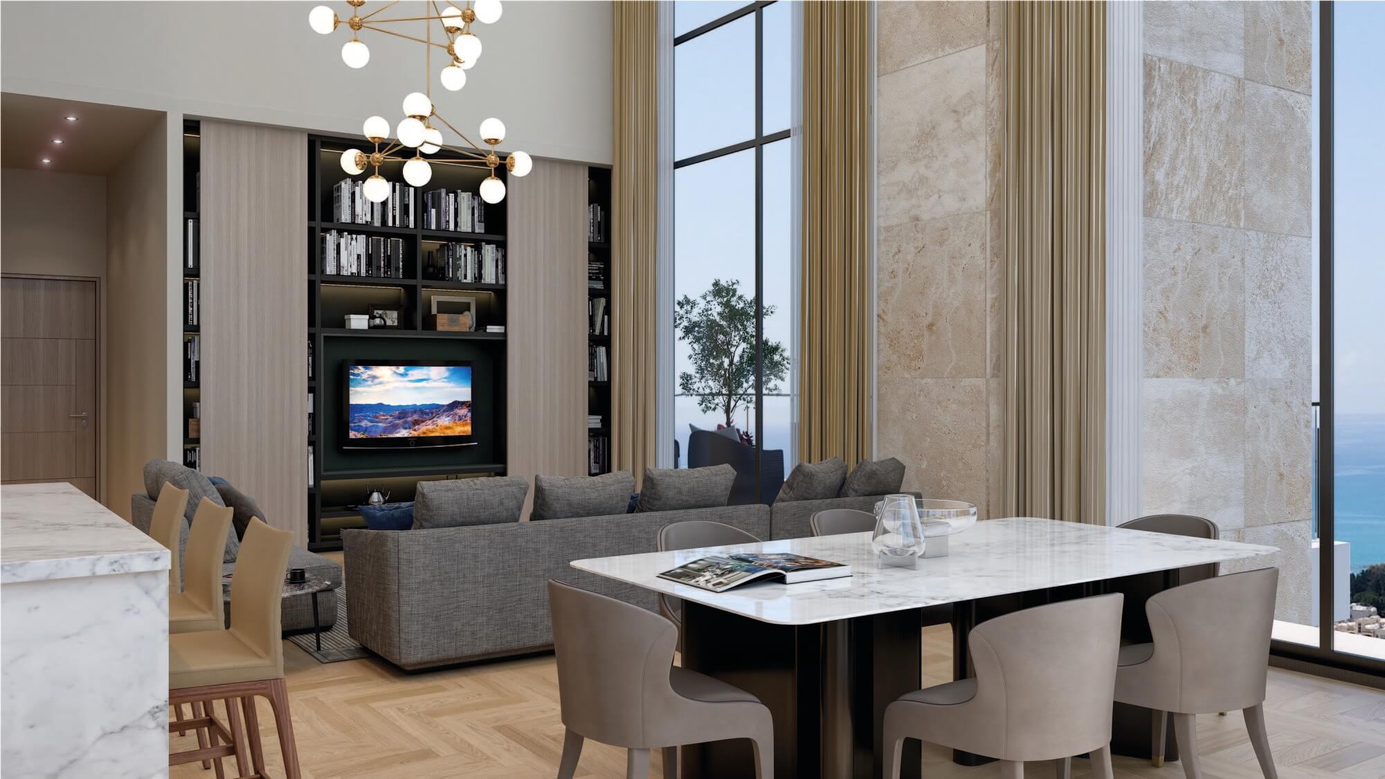 4 Bedrooms Penthouse in 62 Amathous ave