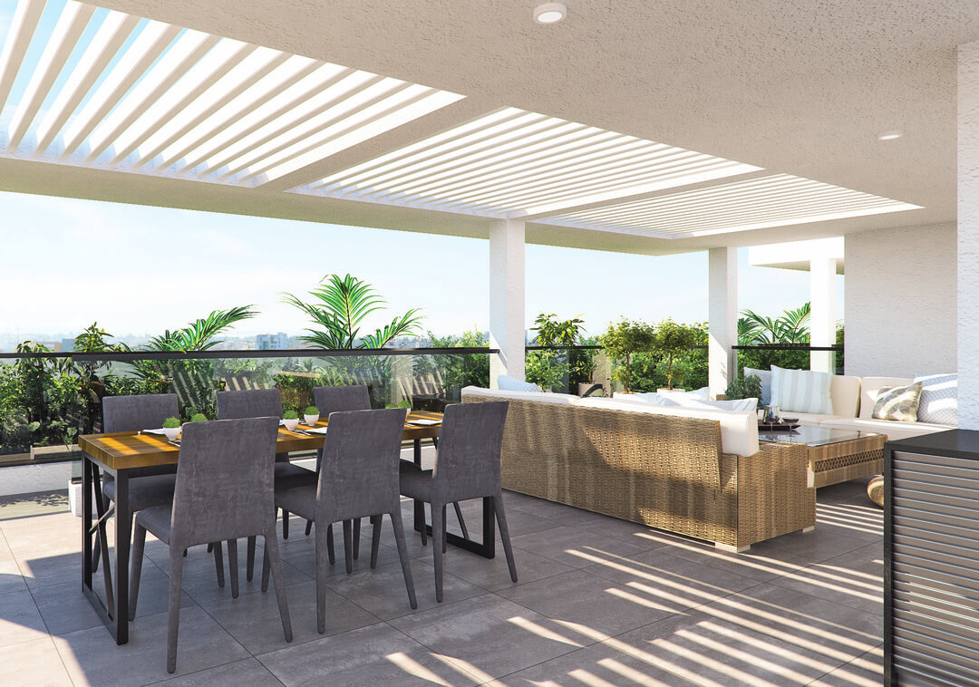 2 Bedrooms Penthouse in Eleftherias