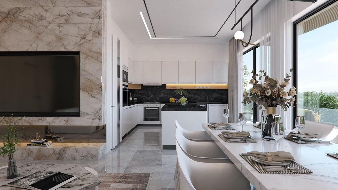 2 Bedrooms Penthouse in Yermasoyia