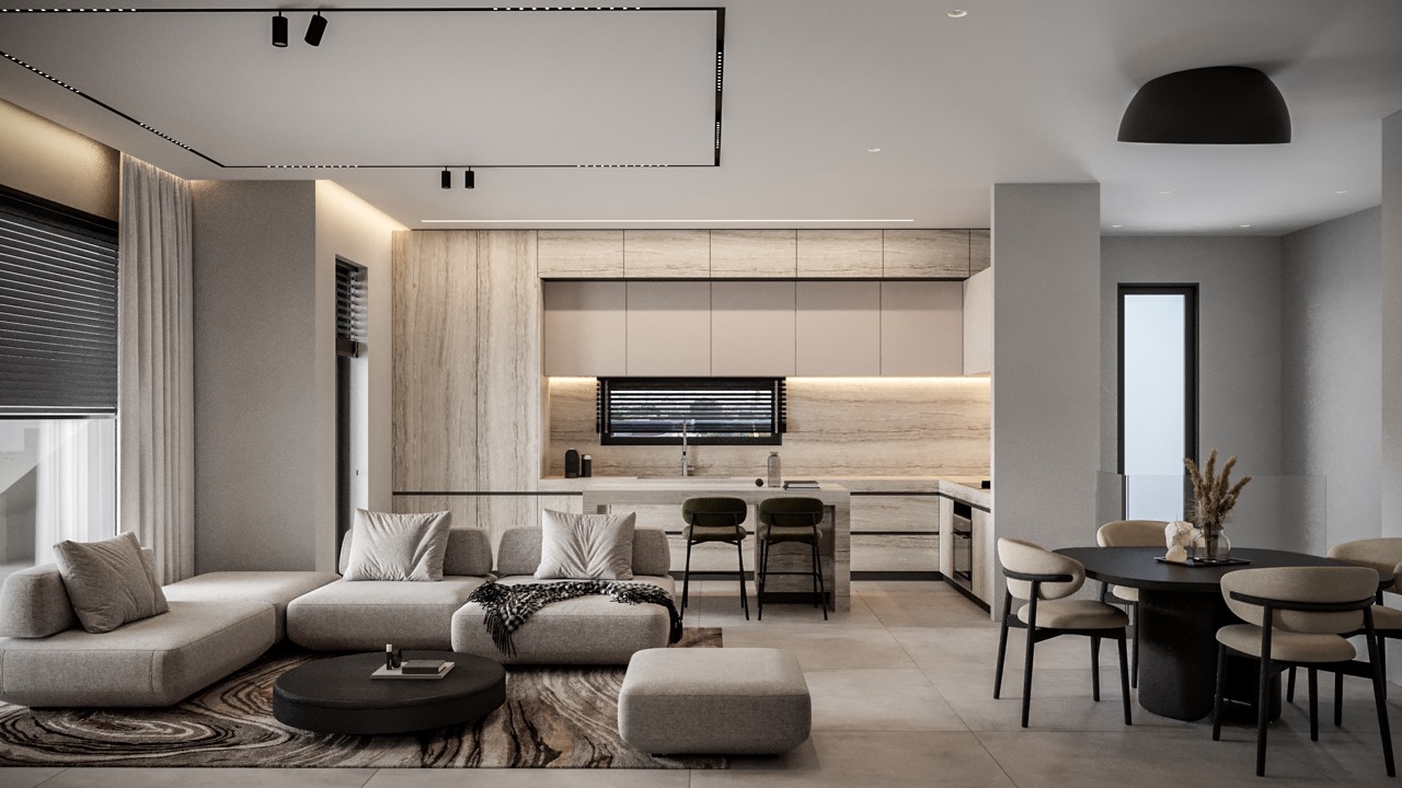 2 Bedrooms Penthouse in Kalamon