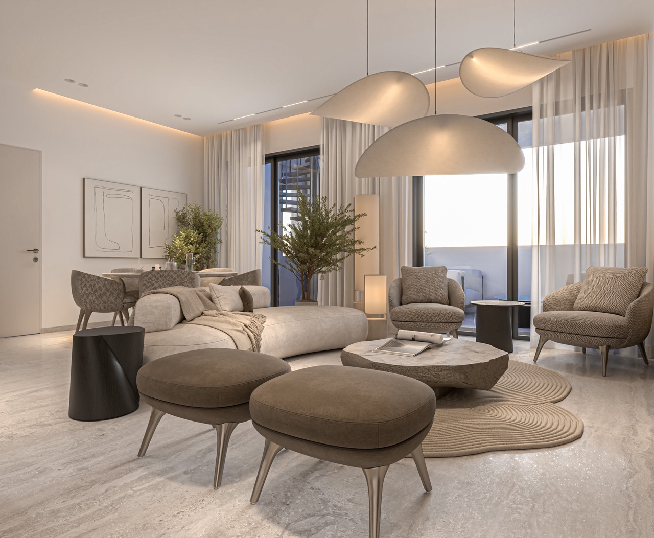 Impressive Penthouse with Panoramic Views – Ktimatomesites.com