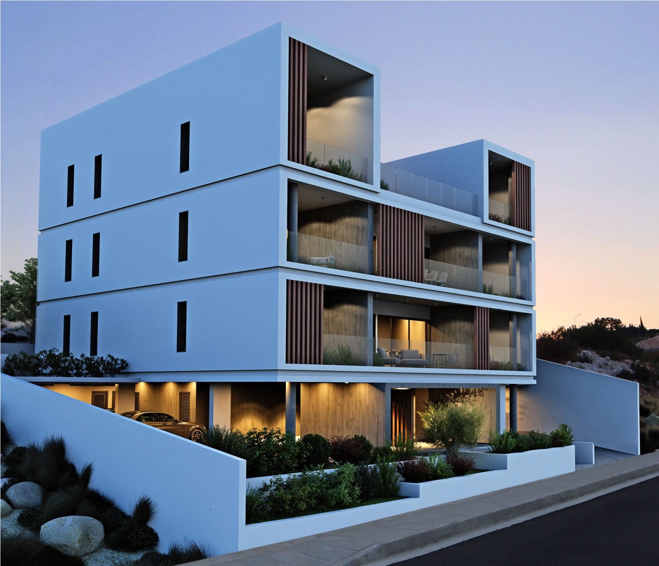 2 Bedrooms Penthouse in Yermasoyia