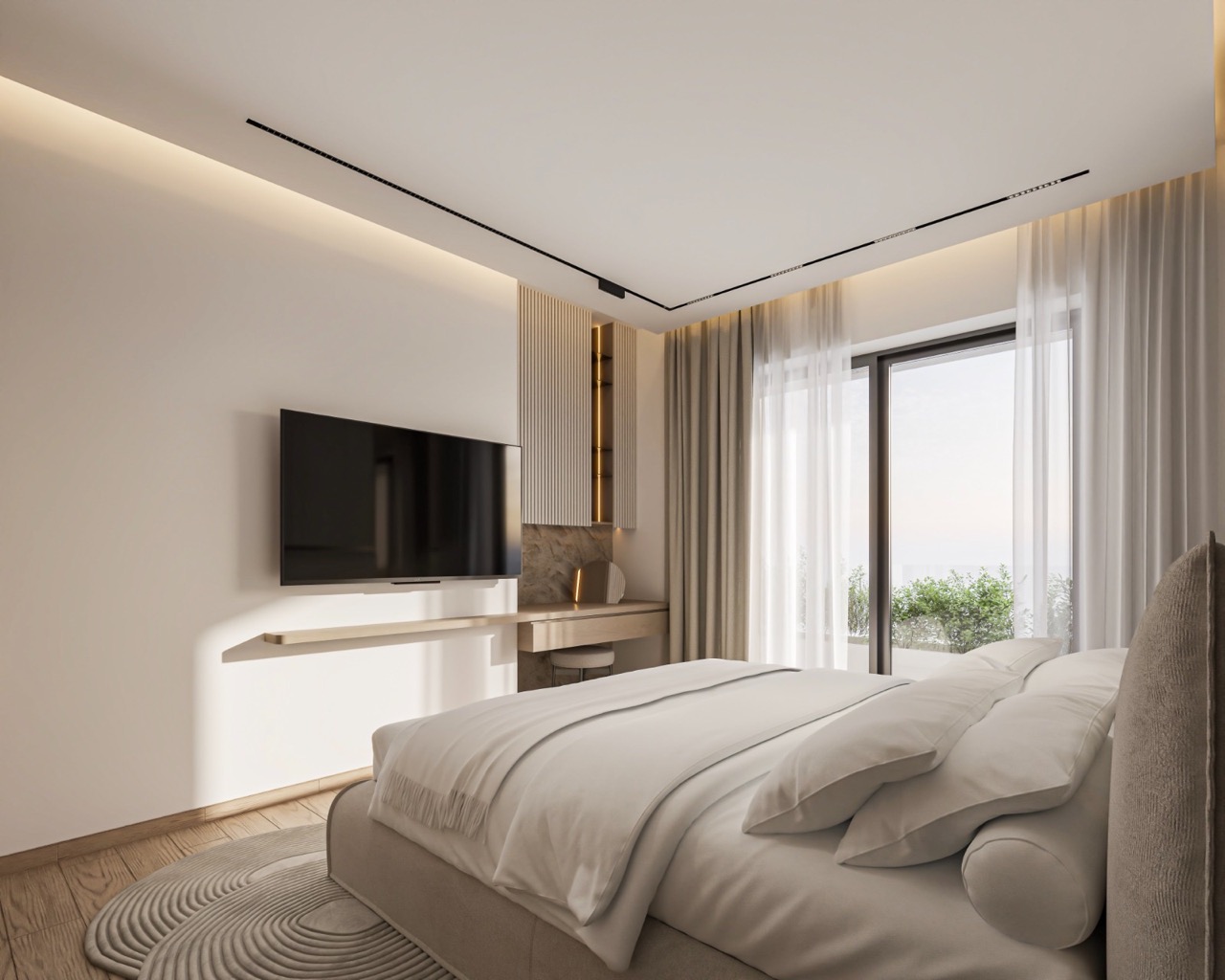 2 Bedrooms Penthouse in Livadia