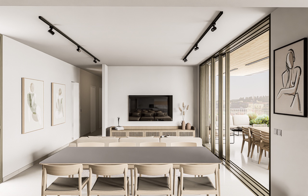 3 Bedrooms Penthouse in Platy & Rik Aglantzias