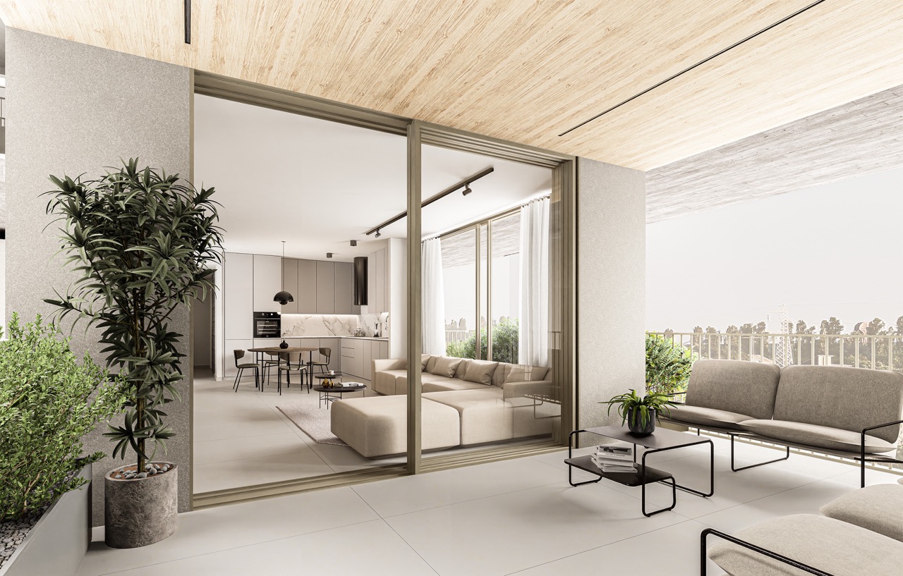 3 Bedrooms Penthouse in Platy & Rik Aglantzias