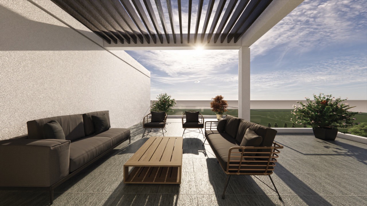 A closer look at Penthouse Apartments With Green Roofs And Outdoor Spaces