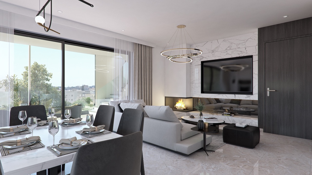 2 Bedrooms Penthouse in Filellinon