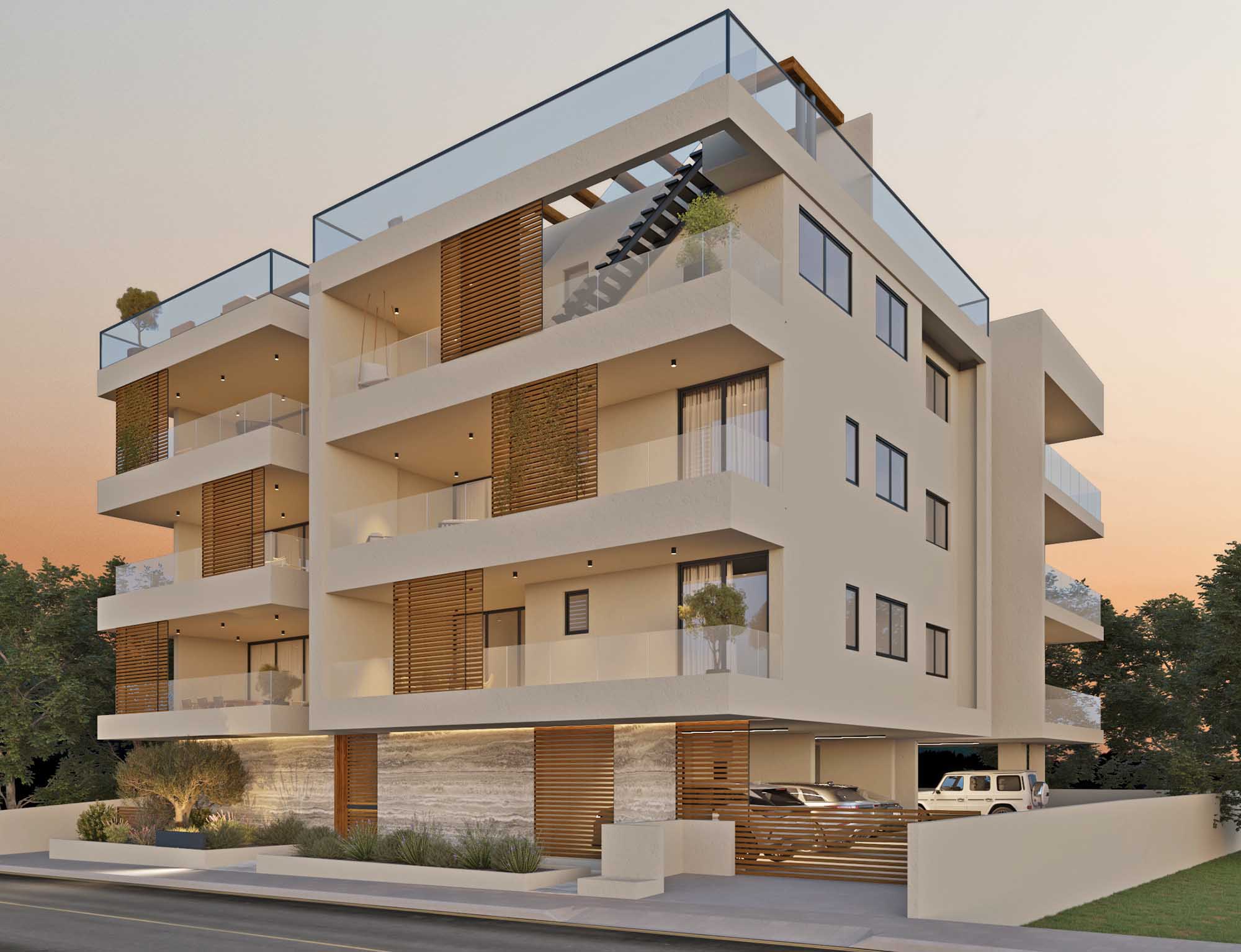 Apartment in Ayioi Omoloyites - view 1