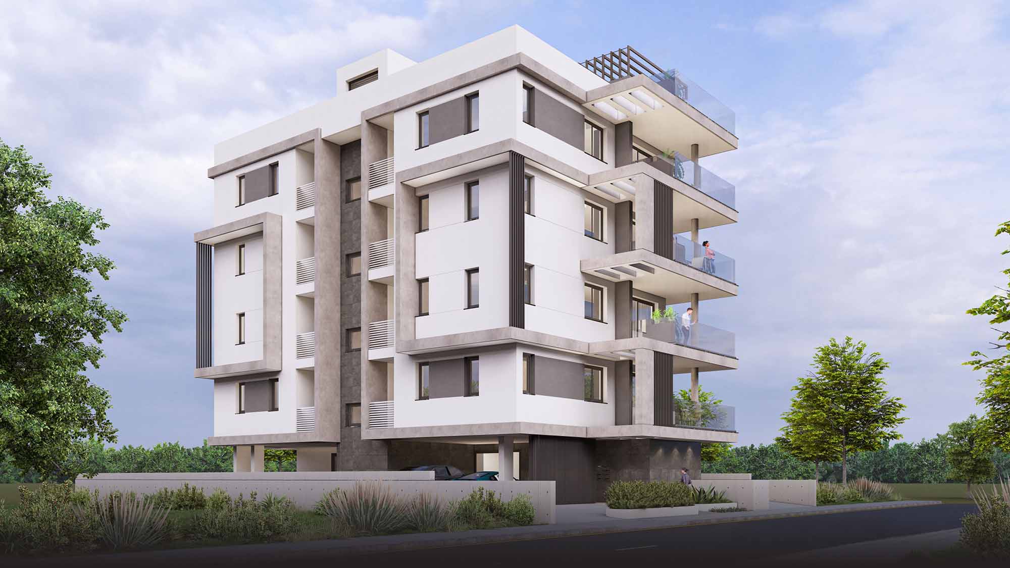 2 Bedrooms Penthouse in Lambrou Katsoni