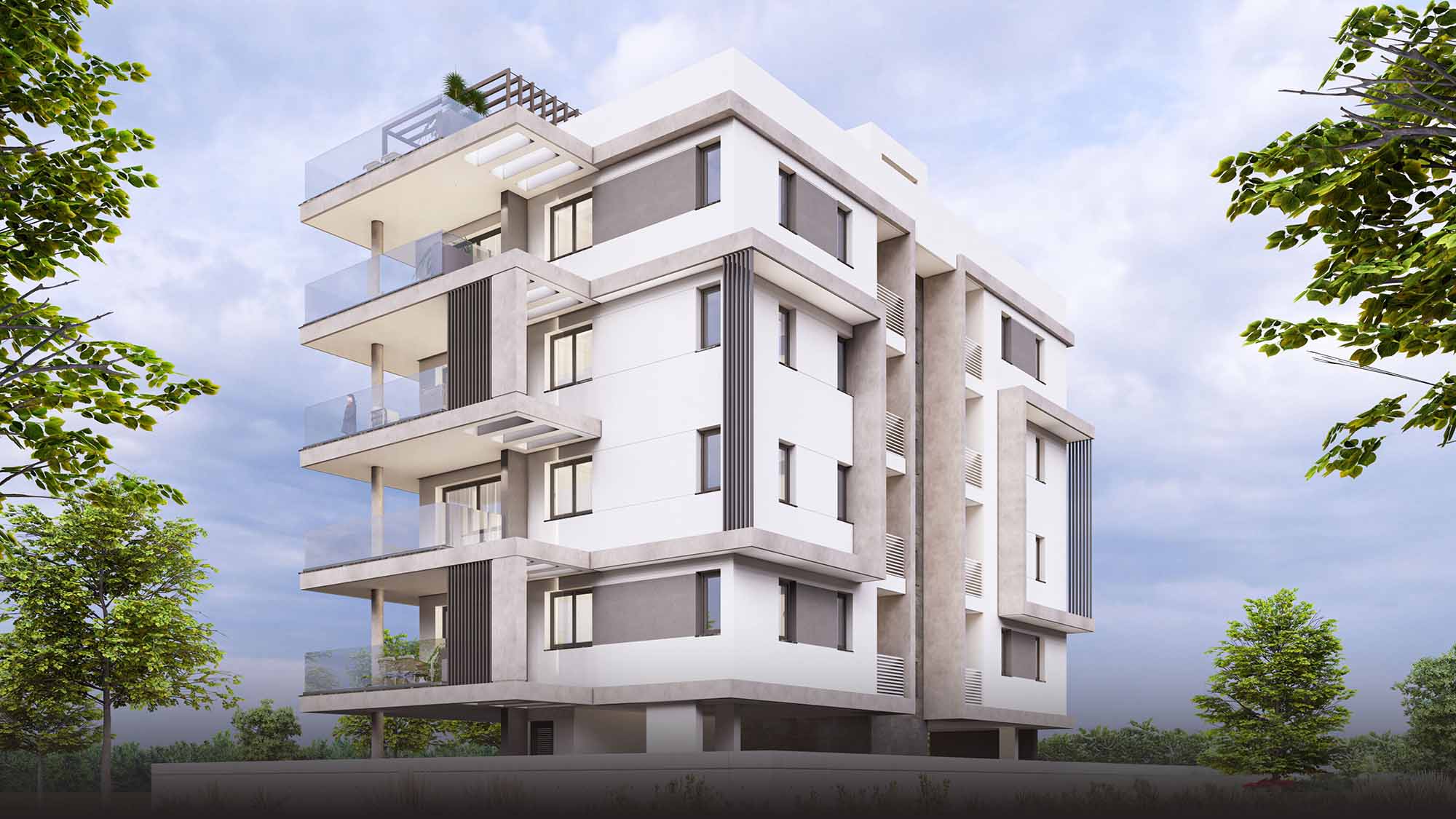 2 Bedrooms Penthouse in Lambrou Katsoni