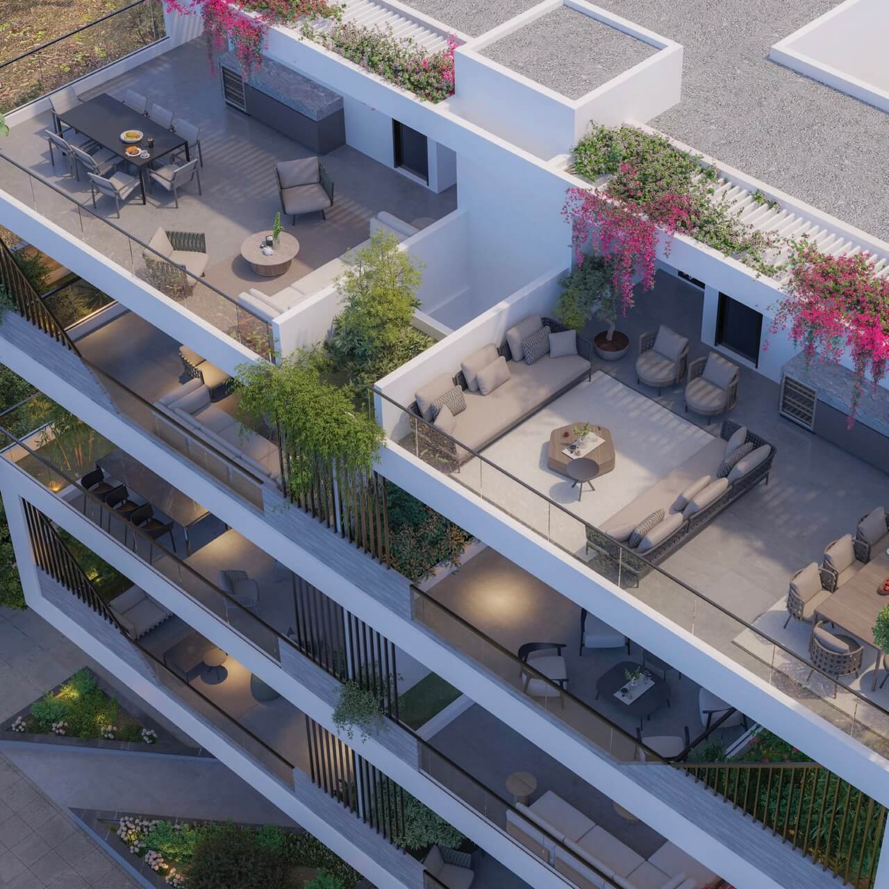 Modern Penthouse|Spacious Roof Garden