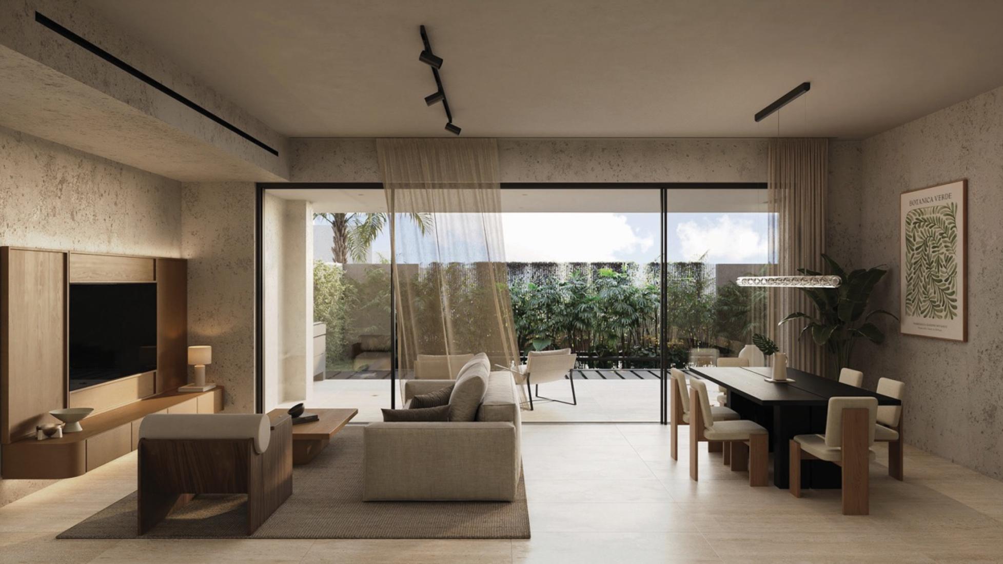 Exquisite Apartment with Garden View