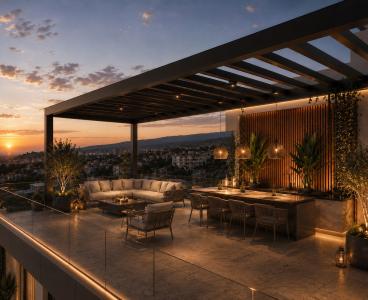Elegant 2+1 Bedroom Penthouse in Livadia, Larnaca