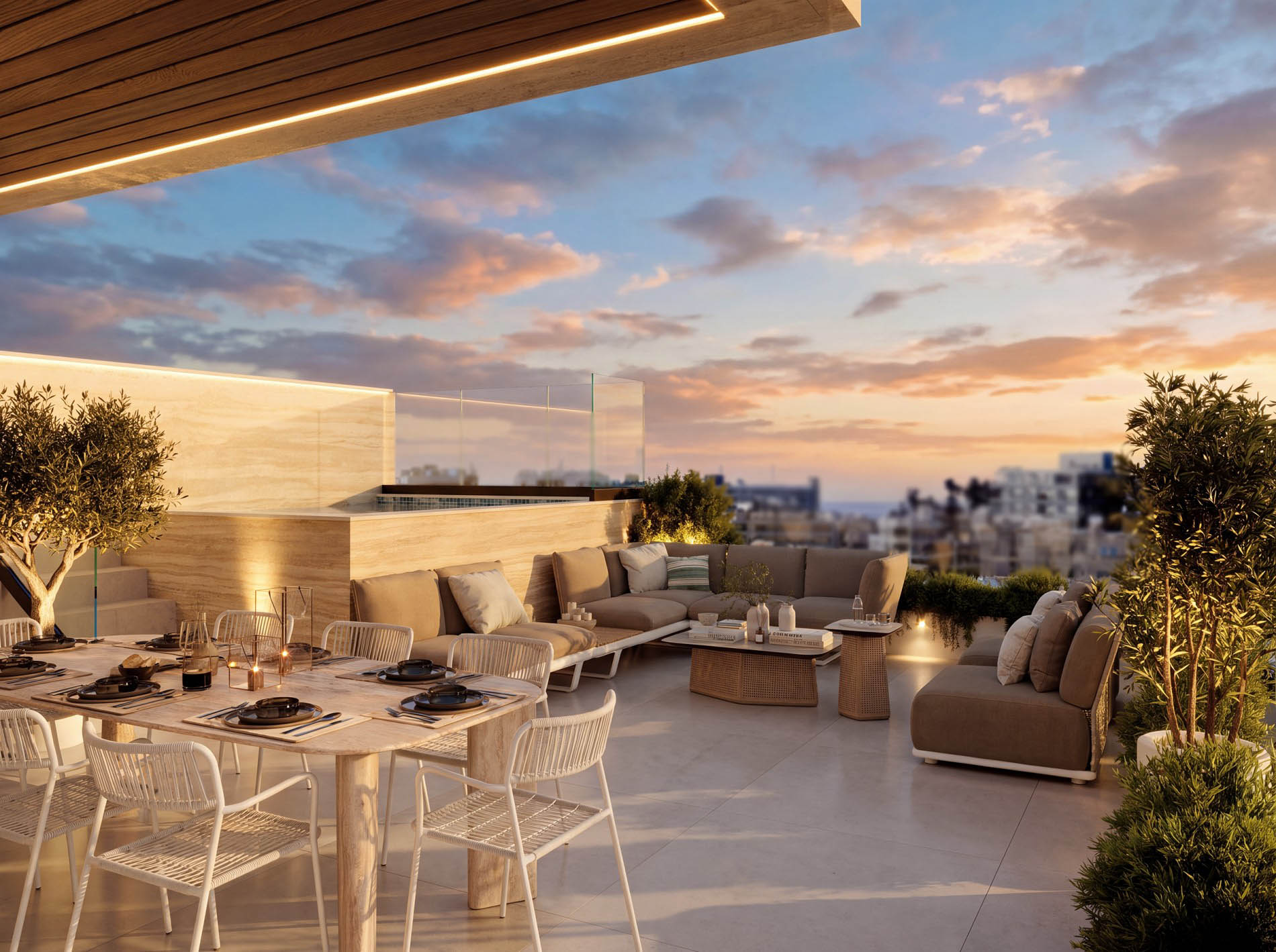 Penthouse in Germasogeia River - view 1